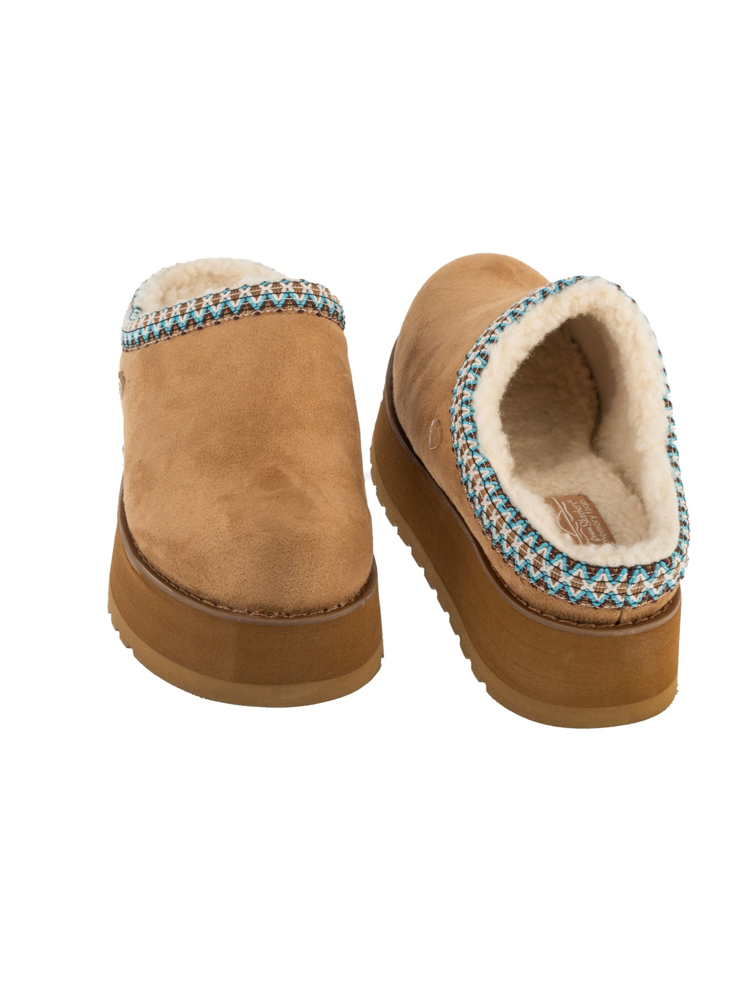 SKECHERS Huisschoenen in Bruin