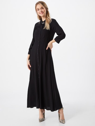 Robe-chemise 'Savanna' Y.A.S en noir : devant