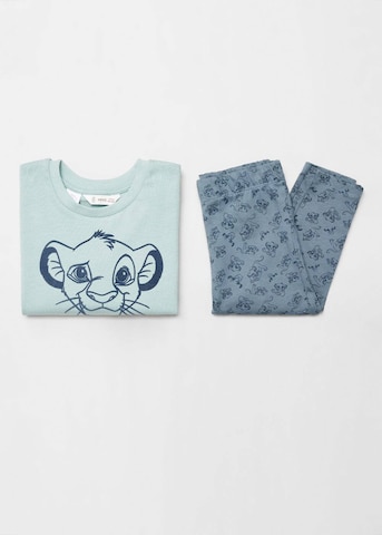 MANGO KIDS Pyjamas 'Simba' i blå