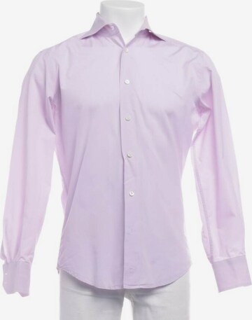Van Laack Button Up Shirt in S in Pink: front