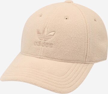 Cappello da baseball 'Adicolor Classic Trefoil Winter' di ADIDAS ORIGINALS in beige: frontale