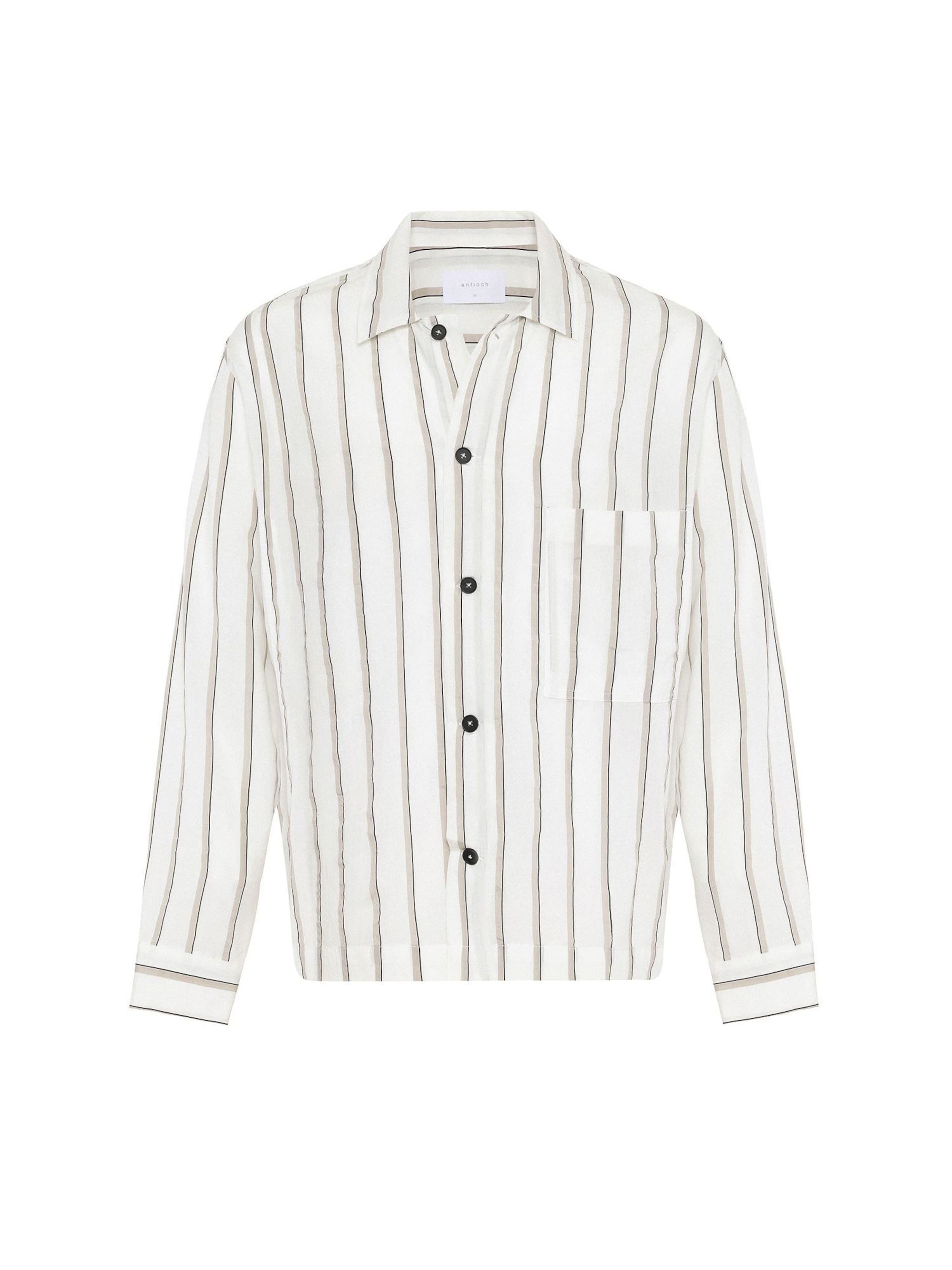 Antioch Tavaline suurus Triiksärk, värv valge: eest vaates