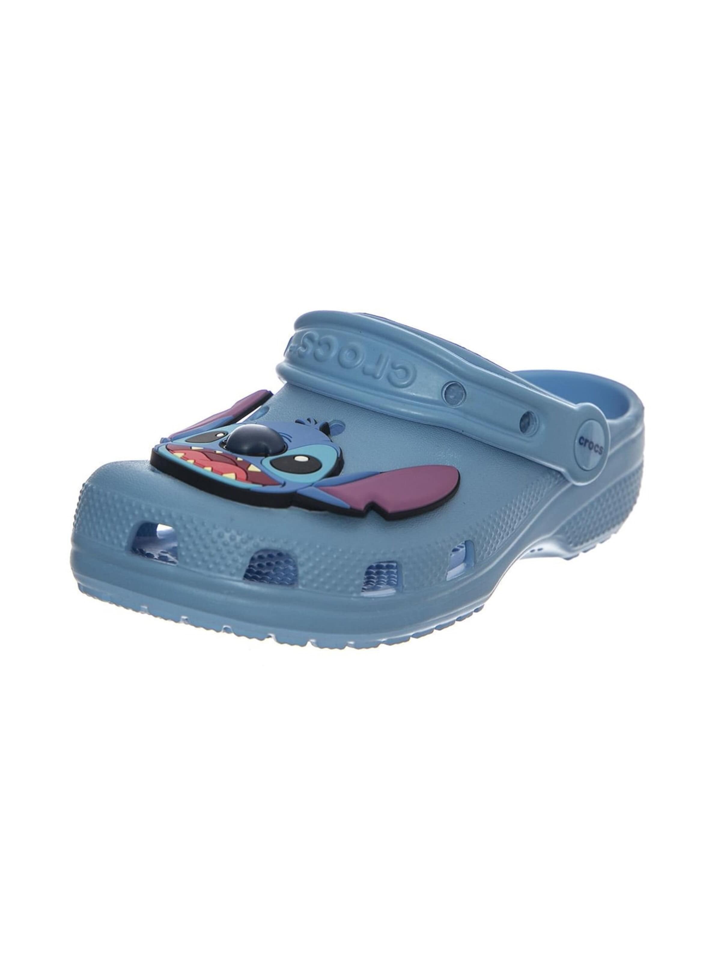 Sandalo 'Stitch Classic Clog K-OXYG' di Crocs in blu: frontale