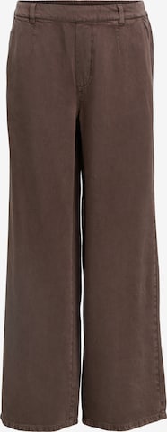 OBJECT Zvonové kalhoty Džíny 'OBJFRAME LISA' – hnědá: přední strana