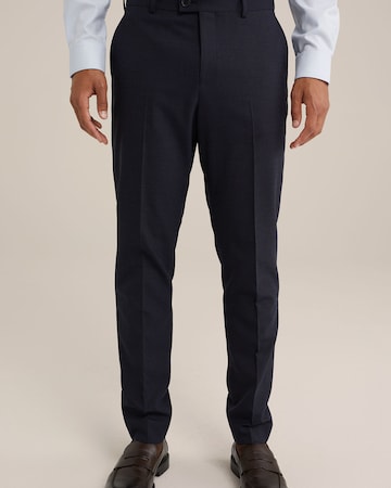 van Gils Slimfit Pantalon in Blauw: voorkant
