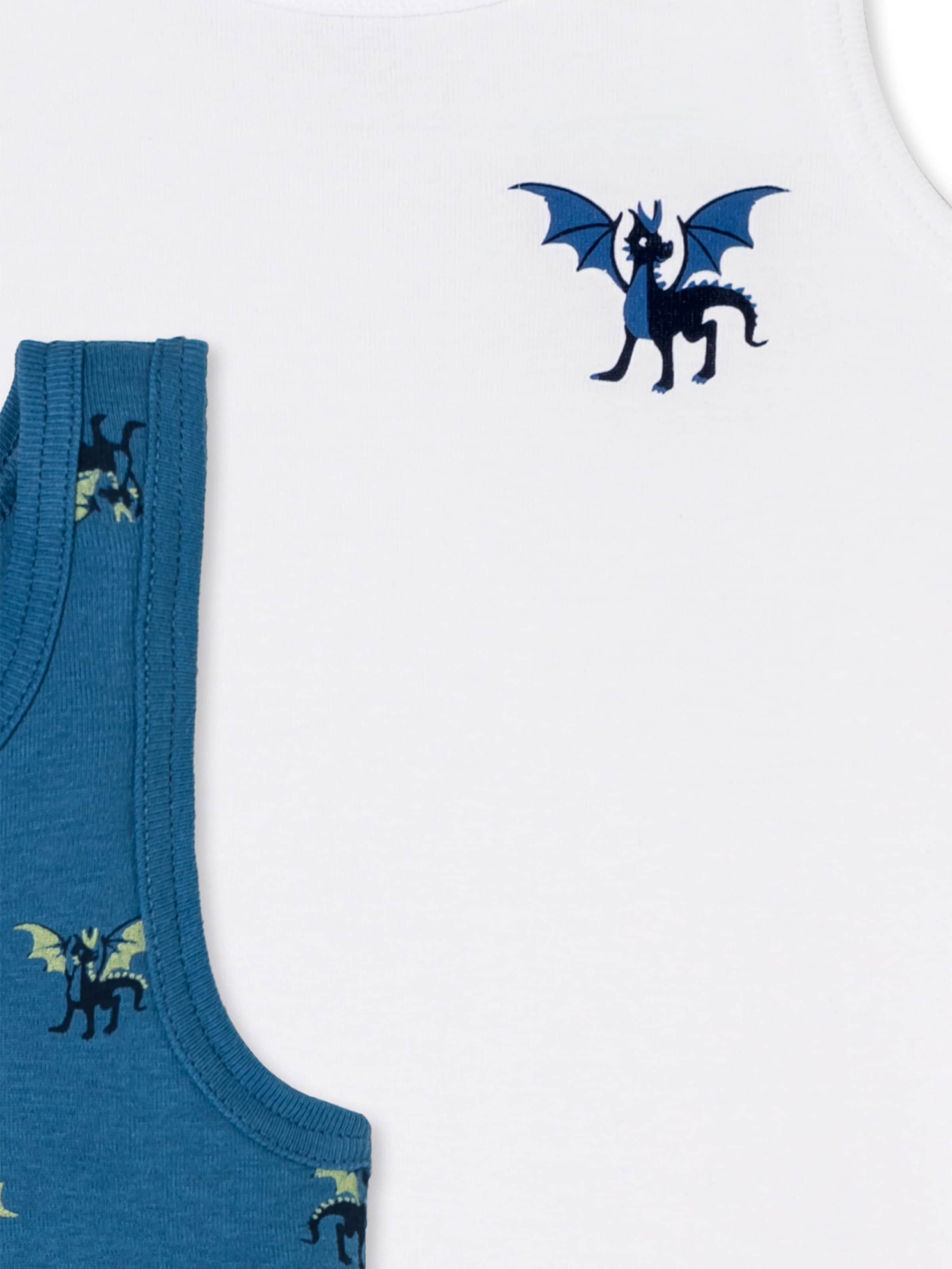 Maillot de corps ' Fine Rib ' SCHIESSER en bleu