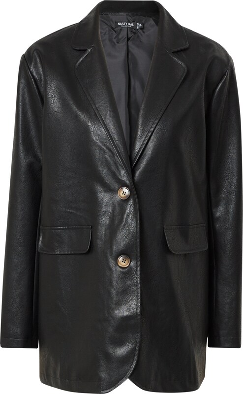Nasty Gal Blazer 'Outta the Way' in Schwarz Nasty Gal Blazer 'Outta the Way' in Schwarz