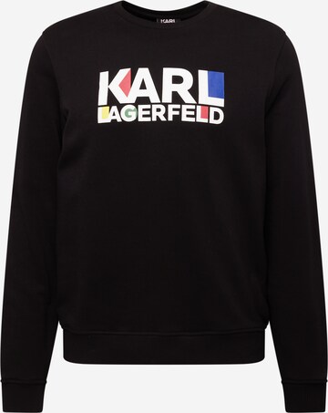 Karl Lagerfeld Sweatshirt in Schwarz: predná strana