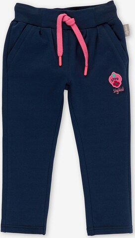 SIGIKID Pants 'Happy Dogs' in Blue: front