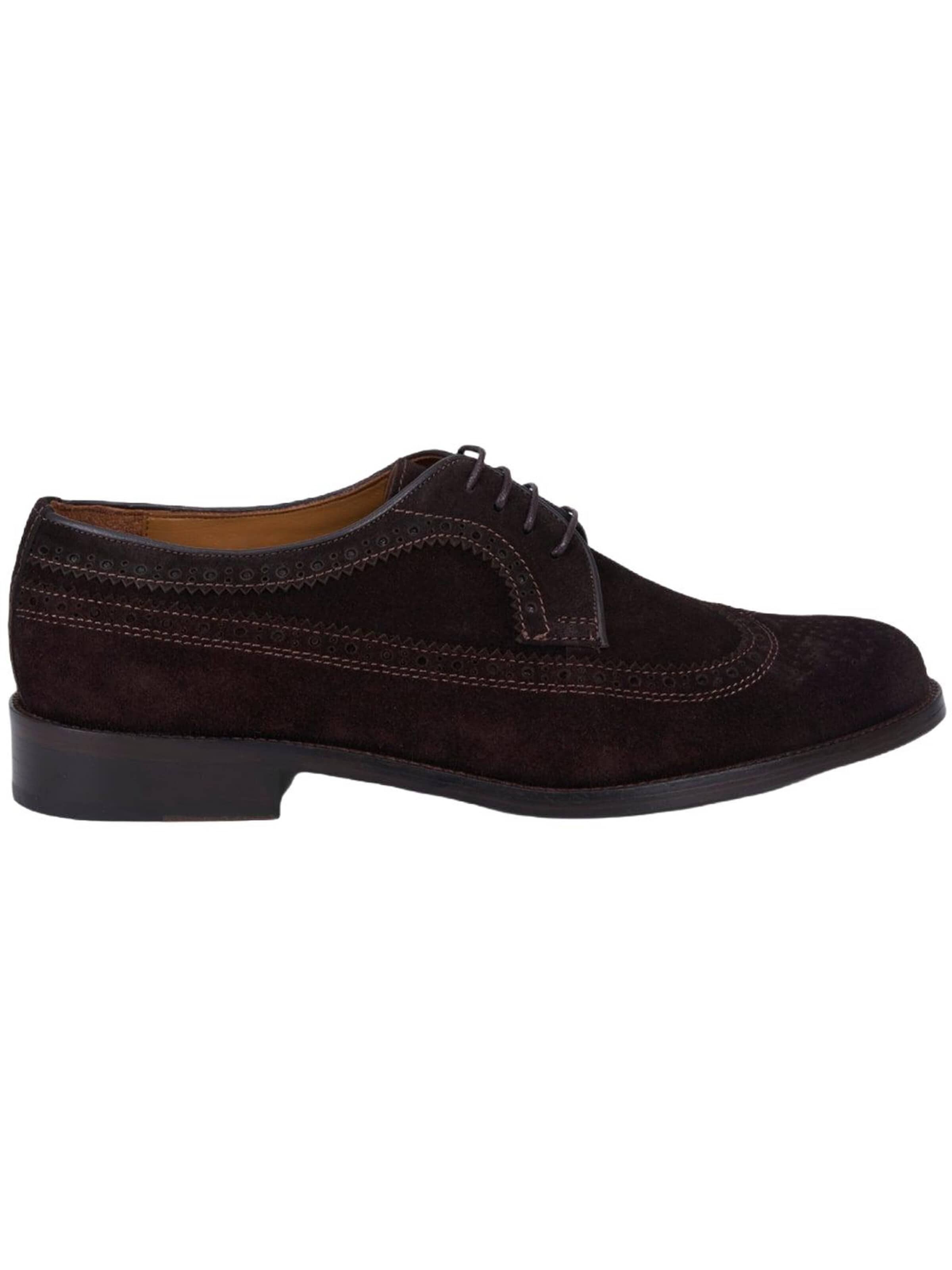 Chaussure à lacets 'DESA Herren-Wildleder-Brogue-Schnürschuhe' Desa en marron