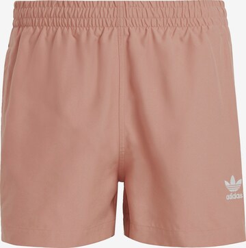 ADIDAS ORIGINALS Board Shorts 'Adicolor 3-Stripes' in Pink: front