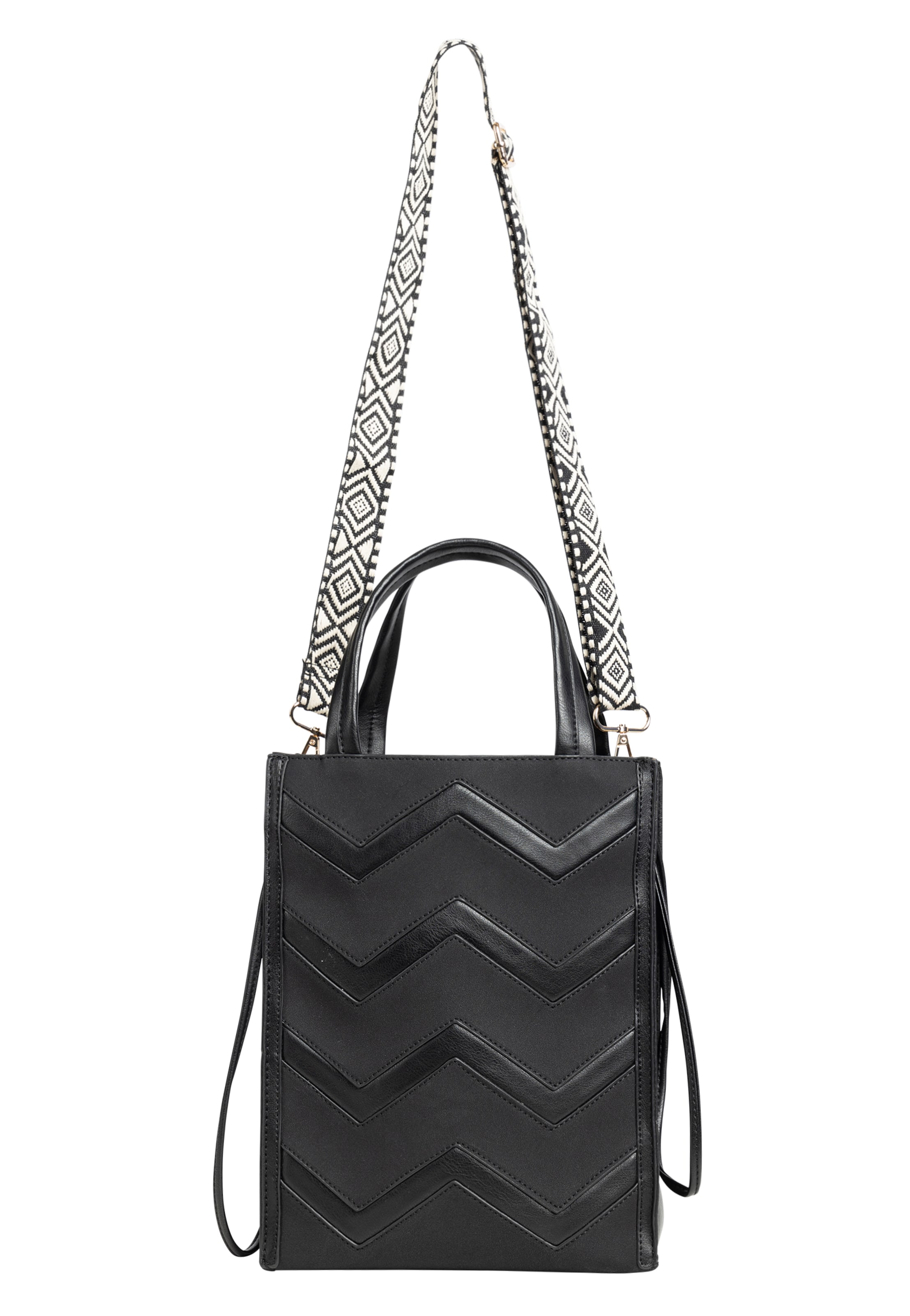 IZIA Τσάντα χειρός σε μαύρο: μπροστά