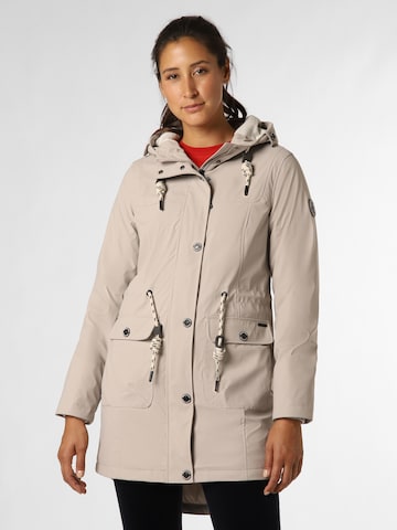 Marie Lund Between-Seasons Parka ' ' in Beige: front