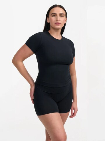 cfab (formerly creamy fabrics) Shirt 'Cotton T-Shirt'‌ in Schwarz