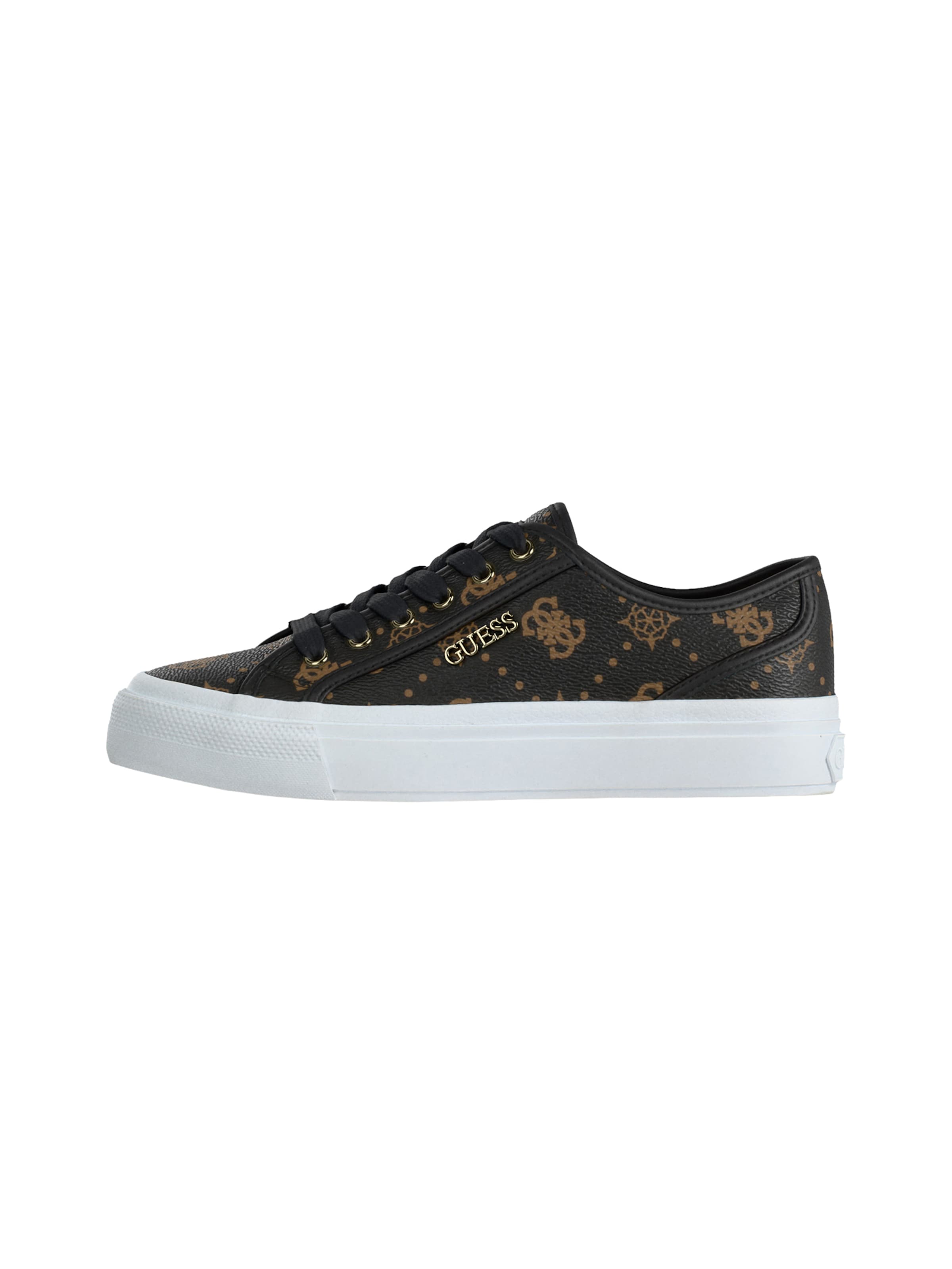 GUESS Ниски маратонки 'JELEXA10' в кафяво: отпред