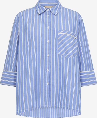 CULTURE Bluse 'CUPetra' in himmelblau / weiß, Produktansicht