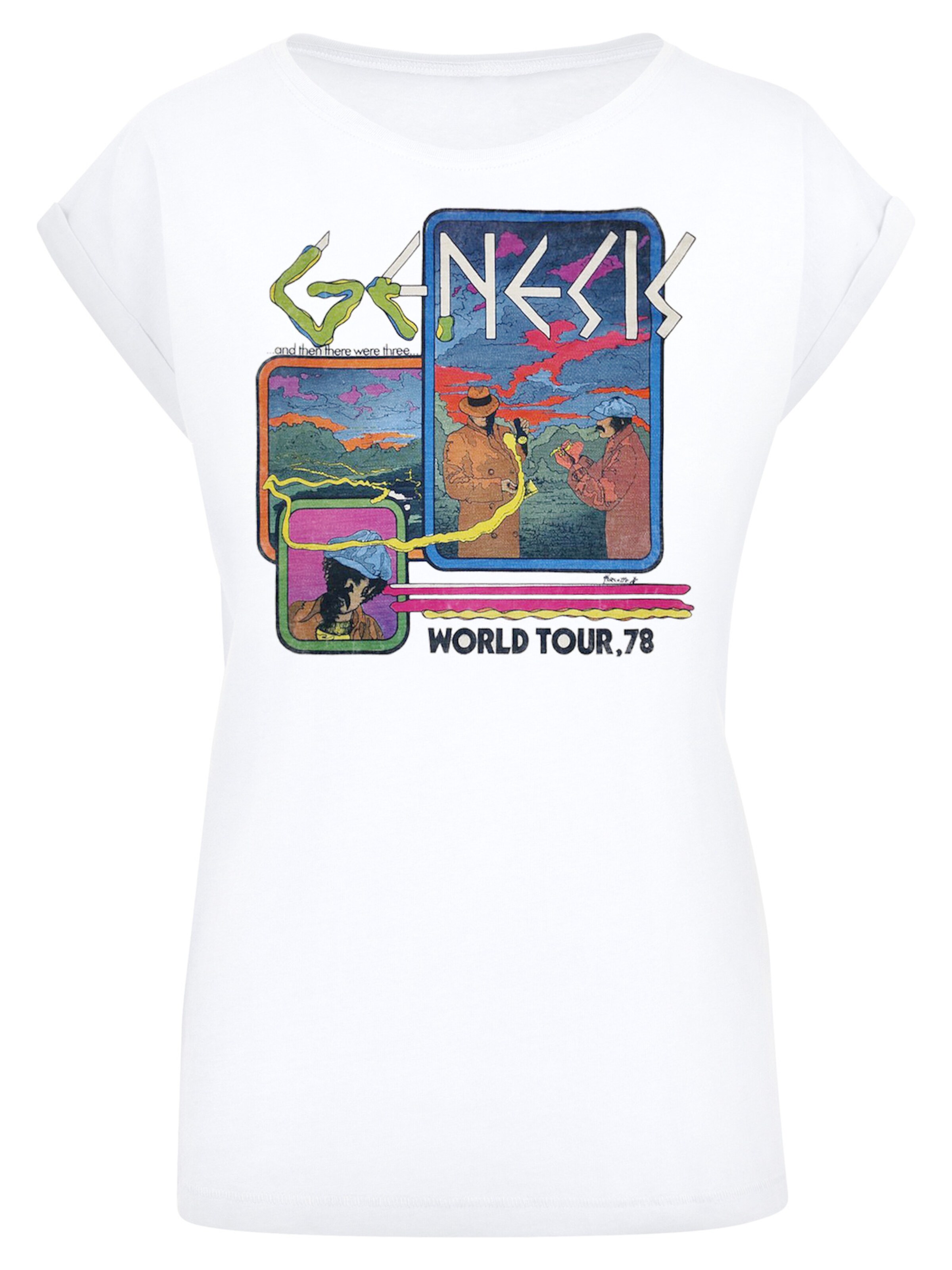 T-shirt F4NT4STIC en blanc : devant