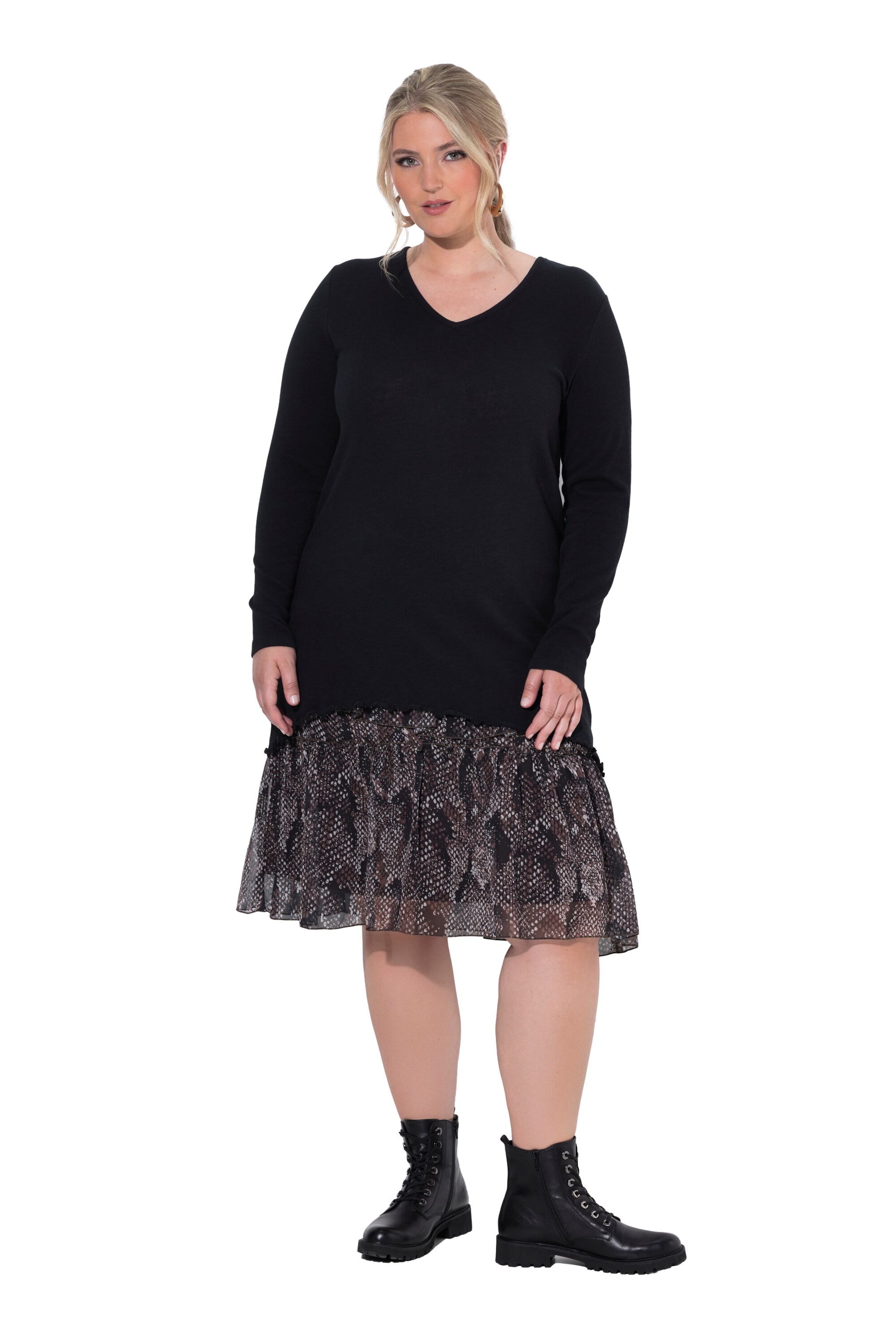 MIAMODA Sweater in Black: front