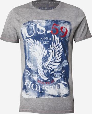 T-Shirt 'HOUSTON' Key Largo en gris : devant