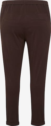 KAFFE CURVE Regular Pants 'Jia' in Brown: front