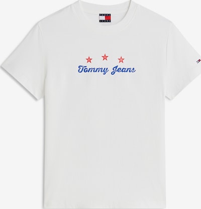 XXS dydžio Marškinėliai 'NOVELTY STAR' iš Tommy Jeans, spalva – tamsiai mėlyna / raudona / balta, Prekių apžvalga