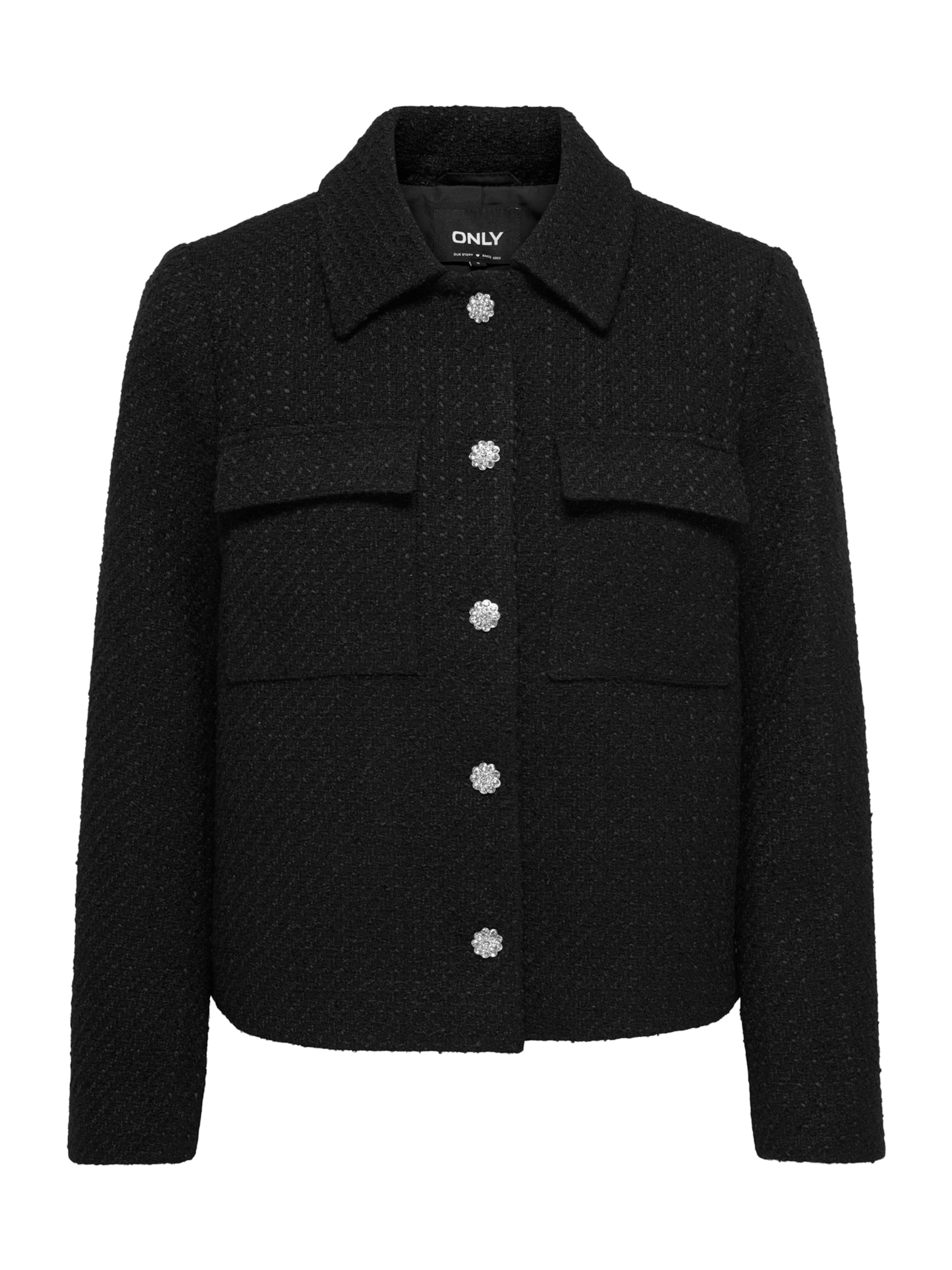 ONLY Veste mi-saison 'ONLPLISE' en XS en noir, Vue avec produit