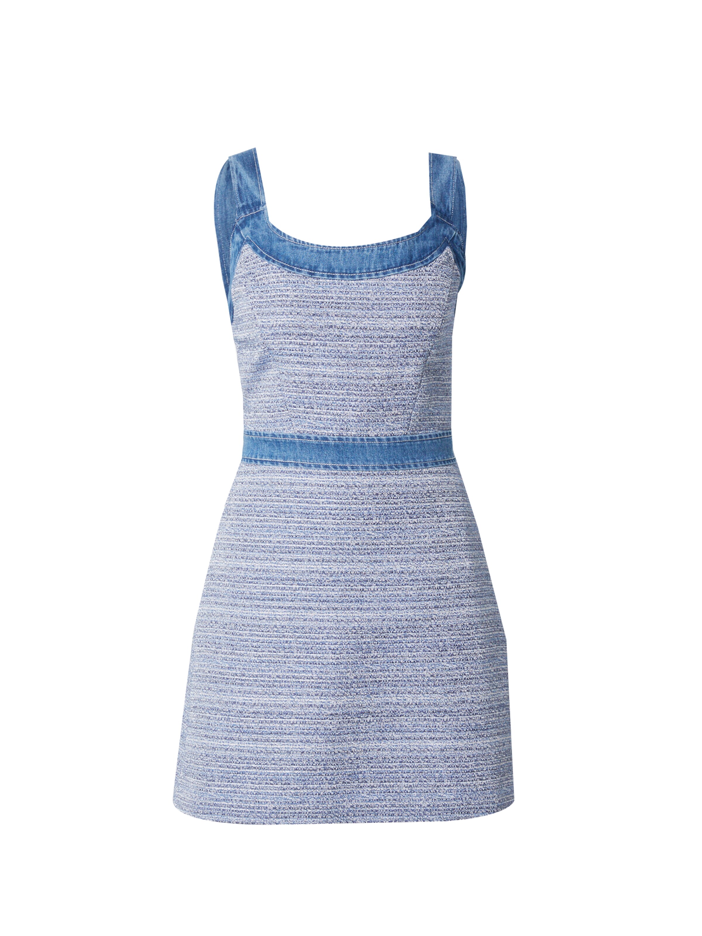 GUESS Jurk 'ELSIE' in Blauw: voorkant