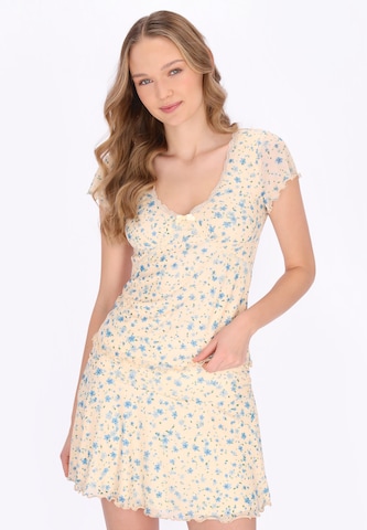 Chemisier MYMO en beige : devant