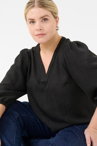 KAFFE CURVE - Blusa 'KCEllinor' en negro