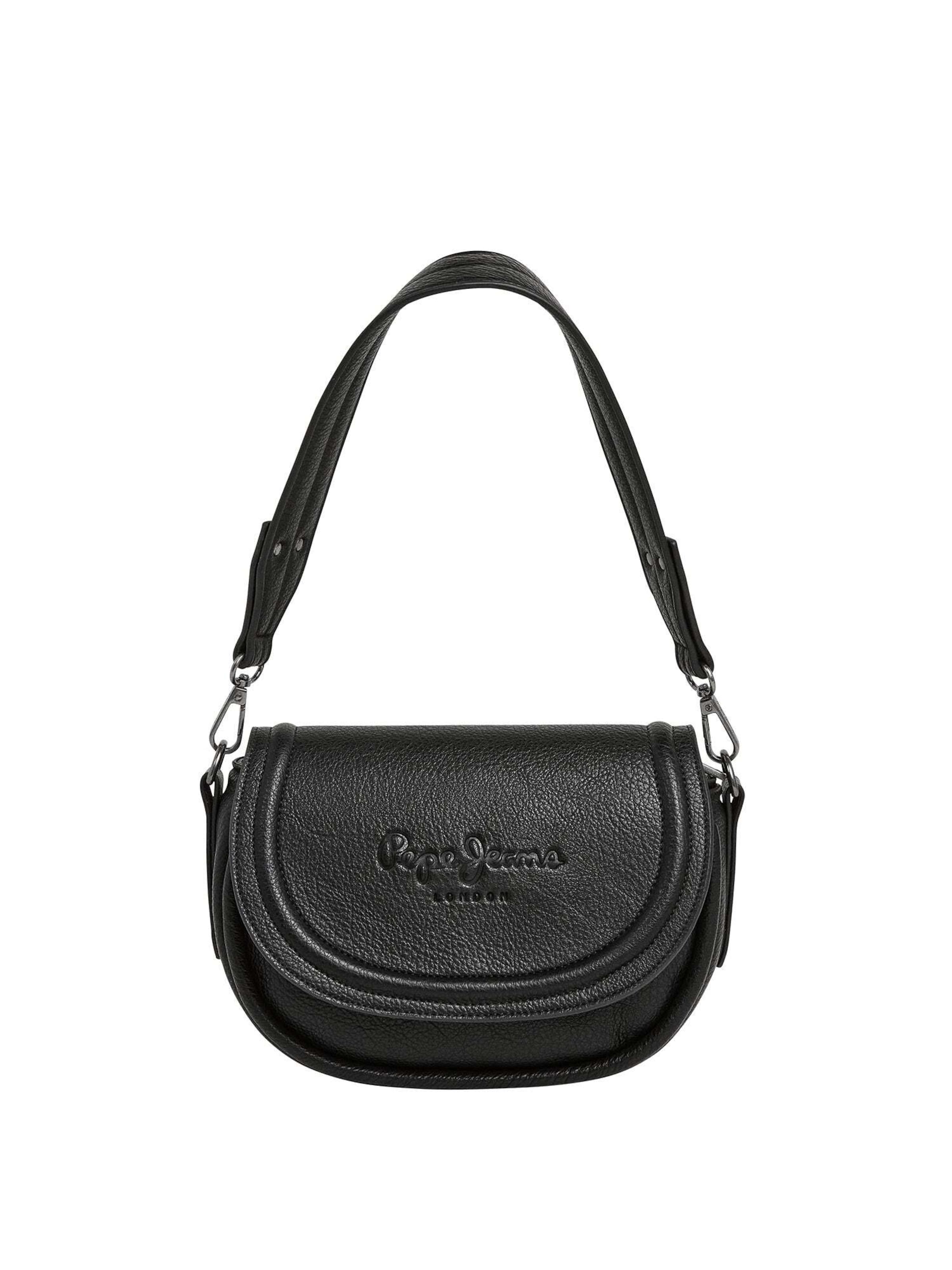 Pepe Jeans Handtas in Zwart: voorkant