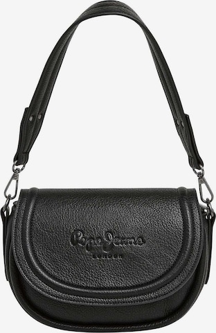 Pepe Jeans Handtasche in Schwarz: Vorderseite
