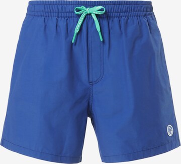 Shorts de bain North Sails en bleu : devant