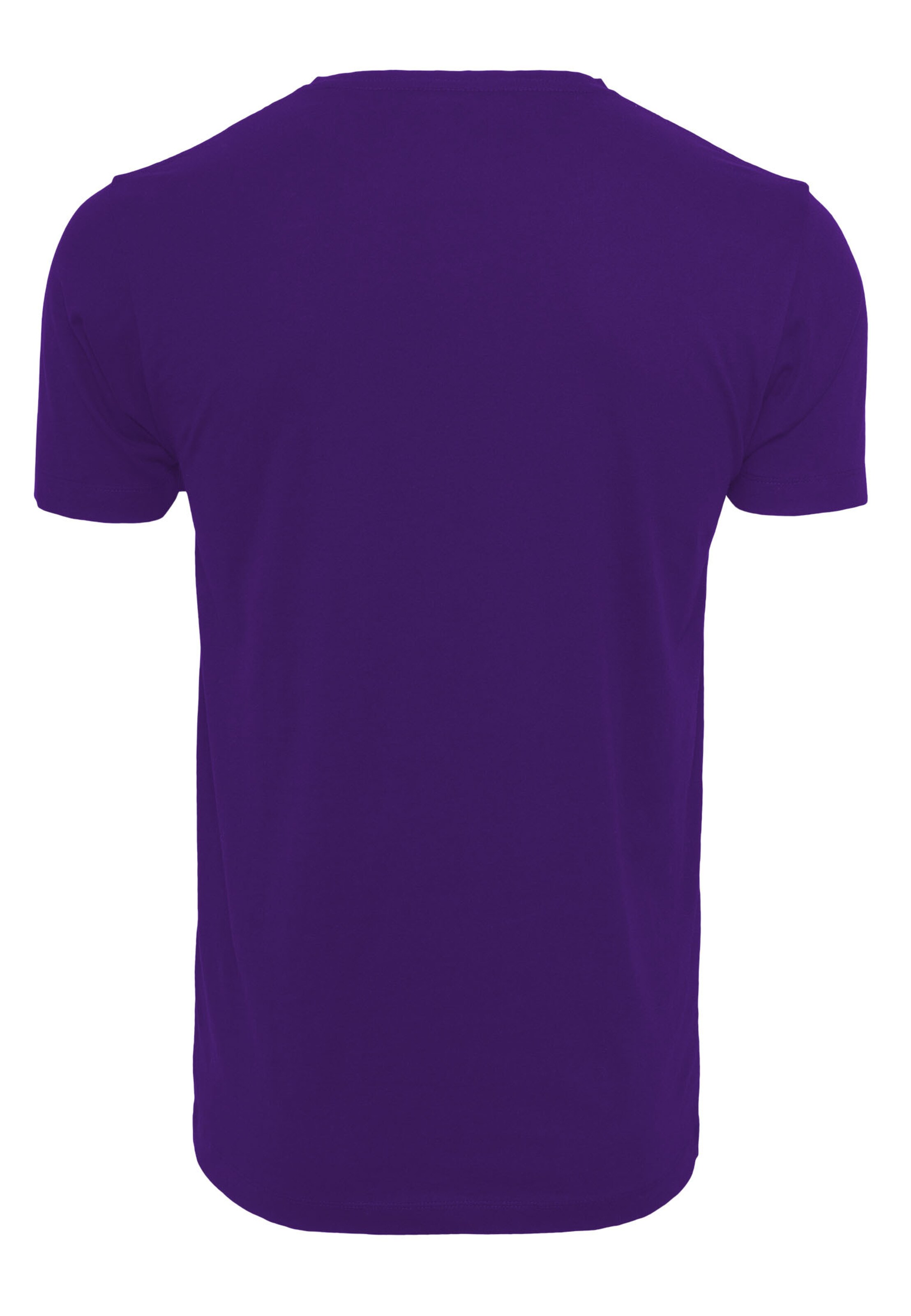 Merchcode Shirt 'Ladies Peace Tee' in Purple