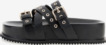 Mule CAFè NOIR en noir : devant