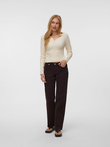 VERO MODA - Jersey 'VMAlberta' en beige