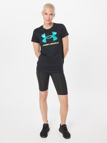 UNDER ARMOURTehnička sportska majica 'Live' - crna boja