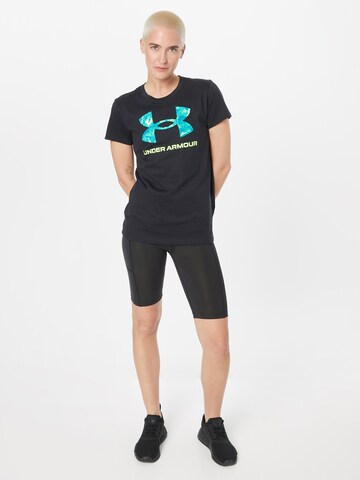 T-shirt fonctionnel 'Live' UNDER ARMOUR en noir