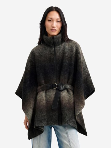 Cappotto invernale 'PONCHO_ALDAMA BELT 26WAIA30' di Desigual in grigio
