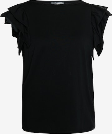 DreiMaster Vintage Majica | črna barva: sprednja stran