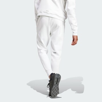 ADIDAS SPORTSWEAR Tapered Sporthose 'Z.N.E. Premium' in Weiß