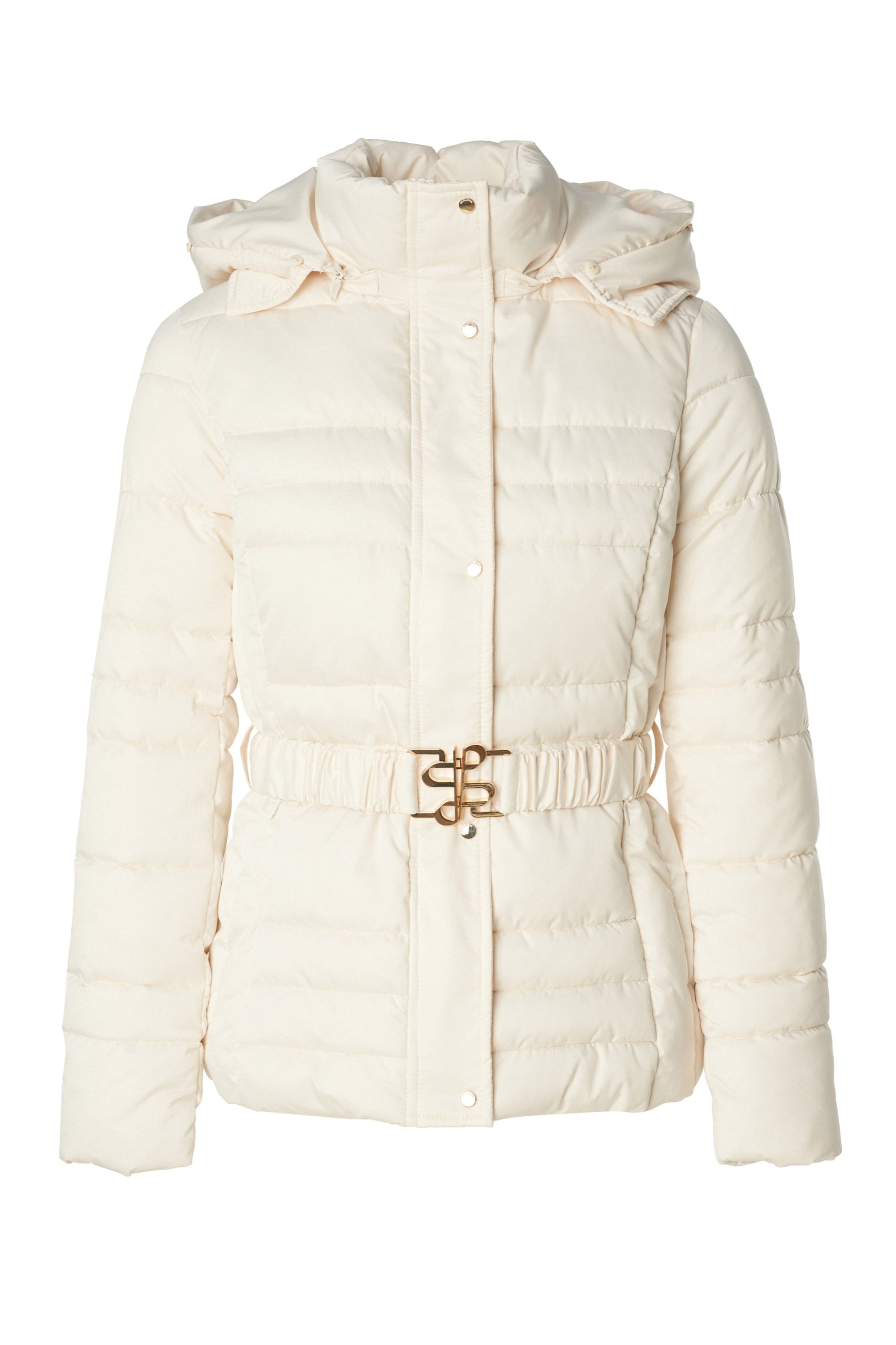 Salsa Jeans Winterjas in Beige: voorkant