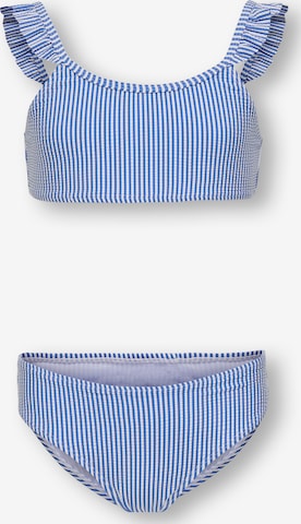 ONLY GIRLS Bikini 'KOGSunny' in Blue: front