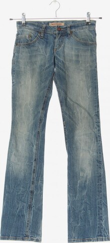 MUSTANG Boot Cut Jeans 25-26 x 32 in Blau: predná strana