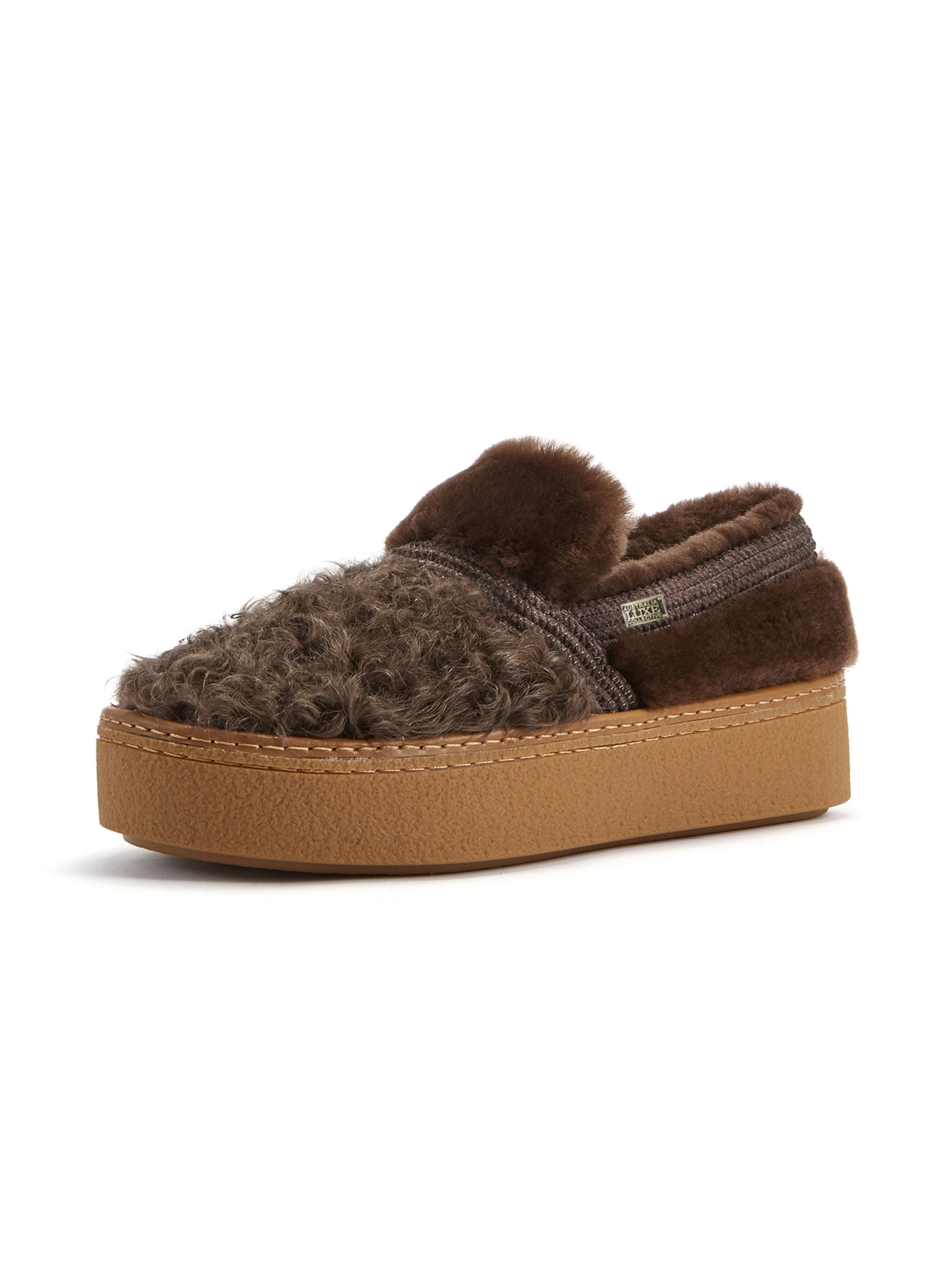 Australia Luxe Collective Moccasin in Brown: front