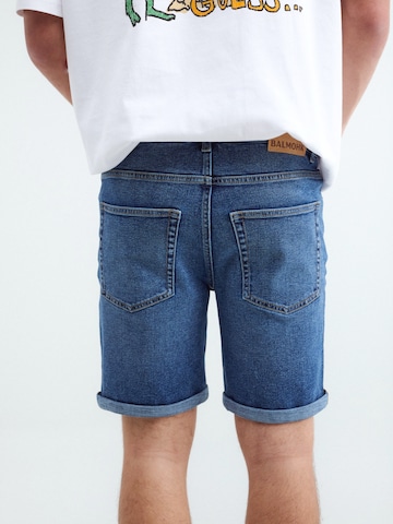 BALMOHK Slimfit Farkut 'JUAN' värissä sininen