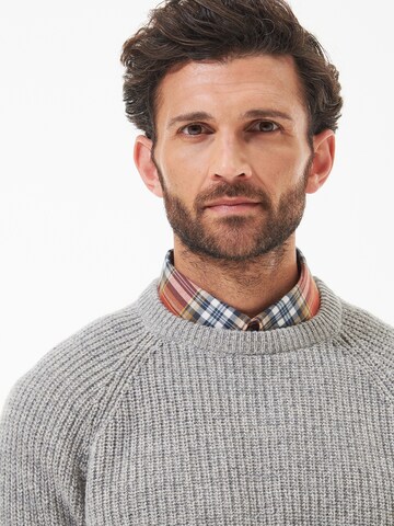 Barbour Pullover 'Horseford' in Grau