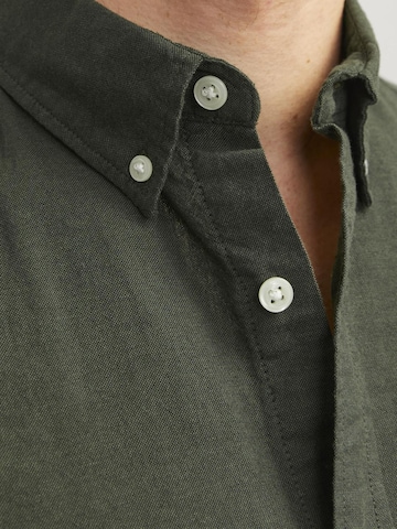 JACK & JONES Regular fit Πουκάμισο 'JJEOxford' σε πράσινο