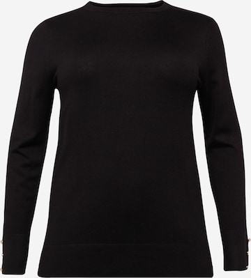 Dorothy Perkins Curve Sweater in Black: front