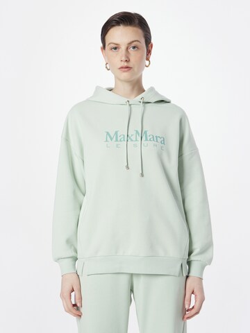 Max Mara Leisure Sweatshirt 'FILO' i grøn: forside