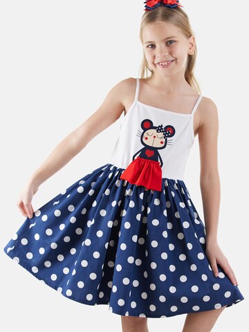 Robe Denokids en bleu : devant